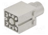 Connector: HDC; module; male; Han-Modular®; PIN: 1; crimped; 200A HARTING