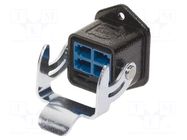 Female; Set Han3A M receptacle 2x LC dup.SM GOF HARTING