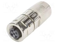 Circular connector M12-SD-CC-IDC-4P-ACOD-F-STR-SHLD HARTING