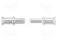 Contact; male; copper alloy; silver plated; 16mm2; Han® TC70; 70A HARTING