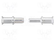 Contact; male; copper alloy; silver plated; 25mm2; Han® TC70; 70A HARTING