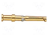 Female; Han D F crimp contact 0,14-0,37mm Au/HMC HARTING