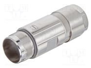 Enclosure: for M23 connectors; for cable; straight; EMC; 7÷12mm HARTING