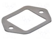 Gasket; Han 3A flange gasket HARTING