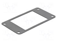 Gasket; Han 32 A FLANSCHGUMMIDICHTUNG HARTING