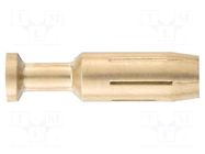 Contact; female; copper alloy; gold-plated; 2.5mm2; 14AWG; crimped HARTING