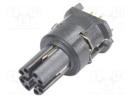 Circular connector M12 CAT6a Bu gerade HARTING