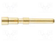 Contact; male; 1.5mm; gold-plated; 0.14÷1mm2; crimped; for cable 