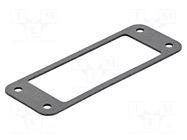 Gasket; Han 10 A FLANSCHGUMMIDICHTUNG HARTING