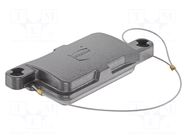 Protection cover; size 6B; Han® HPR; threaded joint,latch HARTING