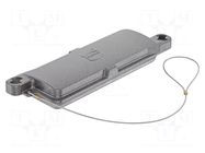 Protection cover; size 24B; Han® HPR; threaded joint,latch HARTING