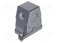 Enclosure: for HDC connectors; Han® HPR; size 6B; for cable; M25 HARTING