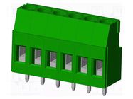 Connector: PCB terminal block; terminal; VI; 16A; 300V; PIN: 6; 1x6 AMPHENOL ANYTEK