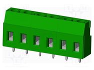 PCB terminal block; on PCBs; THT,screw terminal; terminal AMPHENOL ANYTEK