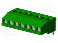 PCB terminal block; on PCBs; THT,screw terminal; terminal AMPHENOL ANYTEK