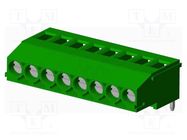 PCB terminal block; on PCBs; THT,screw terminal; terminal; PIN: 8 AMPHENOL ANYTEK