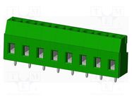 PCB terminal block; on PCBs; THT,screw terminal; terminal; PIN: 8 AMPHENOL ANYTEK