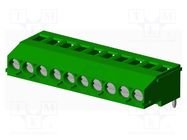 PCB terminal block; on PCBs; THT,screw terminal; terminal AMPHENOL ANYTEK