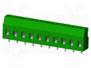 PCB terminal block; on PCBs; THT,screw terminal; terminal AMPHENOL ANYTEK