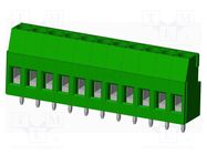 PCB terminal block; on PCBs; THT,screw terminal; terminal AMPHENOL ANYTEK