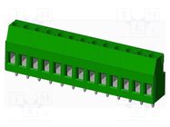 PCB terminal block; on PCBs; THT,screw terminal; terminal AMPHENOL ANYTEK