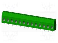 PCB terminal block; on PCBs; THT,screw terminal; terminal AMPHENOL ANYTEK