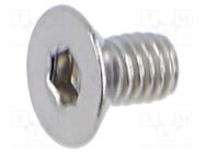 Screw; M3x5; 0.5; Head: countersunk; hex key; HEX 2mm; DIN 7991 BOSSARD