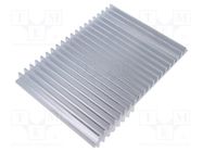 Heatsink: extruded; grilled; aluminium; L: 150mm; W: 219mm; H: 15mm FISCHER ELEKTRONIK