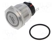 Switch: vandal resistant; Pos: 2; SPDT; 1A/220VAC; IP65; ON-ON; 24V ONPOW