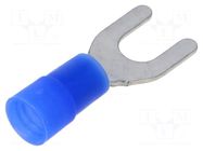 Tip: fork; M5; 1.5÷2.5mm2; crimped; for cable; insulated; tinned ERKO