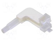 Fiber for LED; Ø2.8mm; L: 20mm; No.of mod: 1; Front: flat; H: 15mm BIVAR