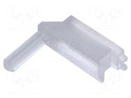 Fiber for LED; Ø3mm; Front: convex; angular,with PCB mounting BIVAR