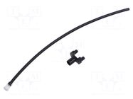 Fiber for LED; Ø4.2mm; L: 127mm; round; Front: convex; SMFLP BIVAR