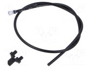 Fiber for LED; Ø4.2mm; L: 228.6mm; round; Front: convex; SMFLP BIVAR