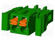 Pluggable terminal block; 3.81mm; straight; plug; female; UL94V-0 AMPHENOL ANYTEK