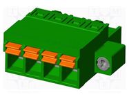 Pluggable terminal block; 5.08mm; straight; plug; female; UL94V-0 AMPHENOL ANYTEK