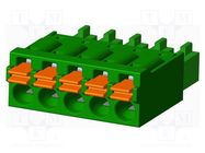 Pluggable terminal block; 3.81mm; straight; plug; female; UL94V-0 AMPHENOL ANYTEK