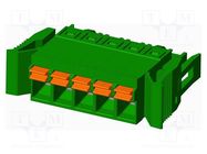 Pluggable terminal block; 5.08mm; straight; plug; female; UL94V-0 AMPHENOL ANYTEK