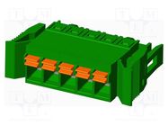 Pluggable terminal block; 5mm; straight; plug; female; for cable AMPHENOL ANYTEK