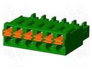 Pluggable terminal block; 3.81mm; straight; plug; female; UL94V-0 AMPHENOL ANYTEK