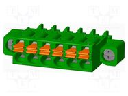 Pluggable terminal block; 3.81mm; straight; plug; female; UL94V-0 AMPHENOL ANYTEK