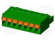 Pluggable terminal block; 5mm; straight; plug; female; for cable AMPHENOL ANYTEK