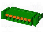 Pluggable terminal block; 5mm; straight; plug; female; for cable AMPHENOL ANYTEK