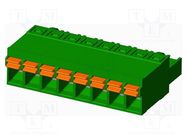 Pluggable terminal block; 5.08mm; straight; plug; female; UL94V-0 AMPHENOL ANYTEK