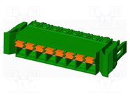 Pluggable terminal block; 5mm; straight; plug; female; for cable AMPHENOL ANYTEK