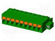 Pluggable terminal block; 5mm; straight; plug; female; for cable AMPHENOL ANYTEK