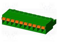 Pluggable terminal block; 5mm; straight; plug; female; for cable AMPHENOL ANYTEK