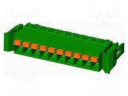 Pluggable terminal block; 5mm; straight; plug; female; for cable AMPHENOL ANYTEK