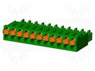 Pluggable terminal block; 3.81mm; straight; plug; female; UL94V-0 AMPHENOL ANYTEK