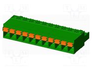 Pluggable terminal block; 5.08mm; straight; plug; female; UL94V-0 AMPHENOL ANYTEK